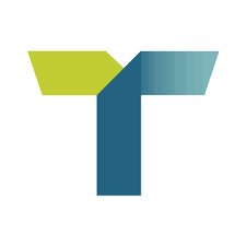 The Trivium logo showing a letter t in two colors